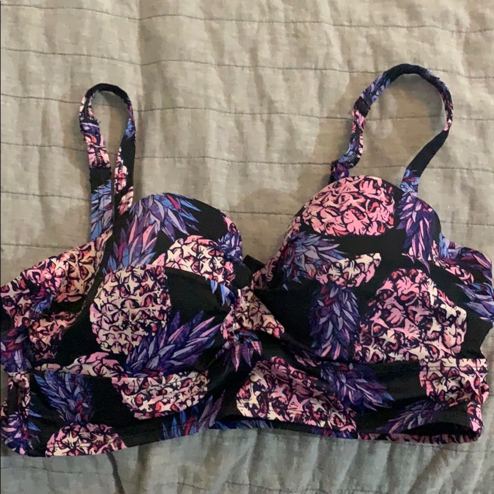 Torrid Pineapple Swim Top